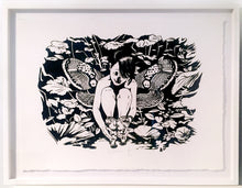 Load image into Gallery viewer, Original artwork on paper framed - She Loves You
